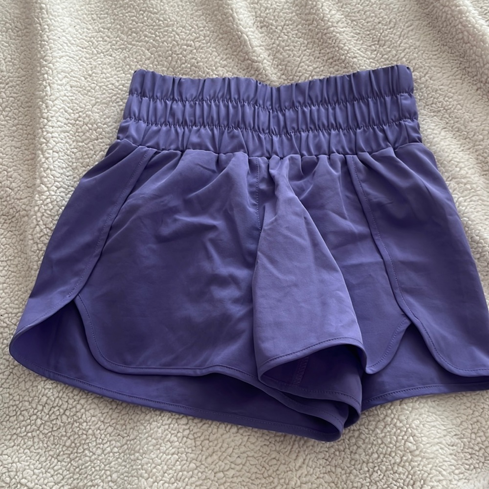 Purple High Rise Shorts Size Small